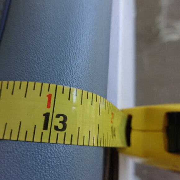 Bromen vegan  leather shoulder bag, blue ,snap closure, bottom feet studs ,NWOT - Picture 9 of 16